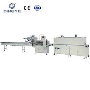 ZSJ-590 Automatic pillow packing machine and BS-590P Shrinking tunnel