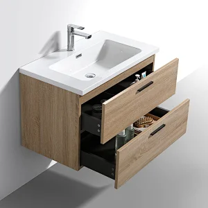 OPITRUELY Elsa 800mm Melamine Wall Bathroom Vanity
