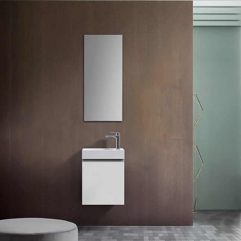 OPITRUELY AMY 460 mm Floating wall 1 Sink Bathroom Vanity