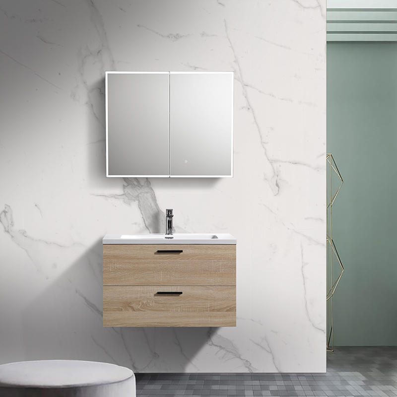 OPITRUELY Elsa 800mm Melamine Wall Bathroom Vanity