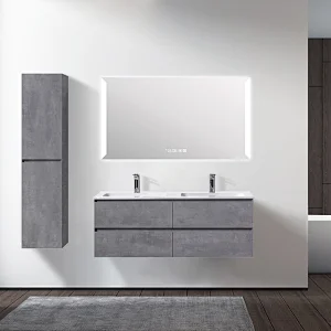 OPITRUELY Eno 1.2m Melamine Double Sinks Bathroom Vanity