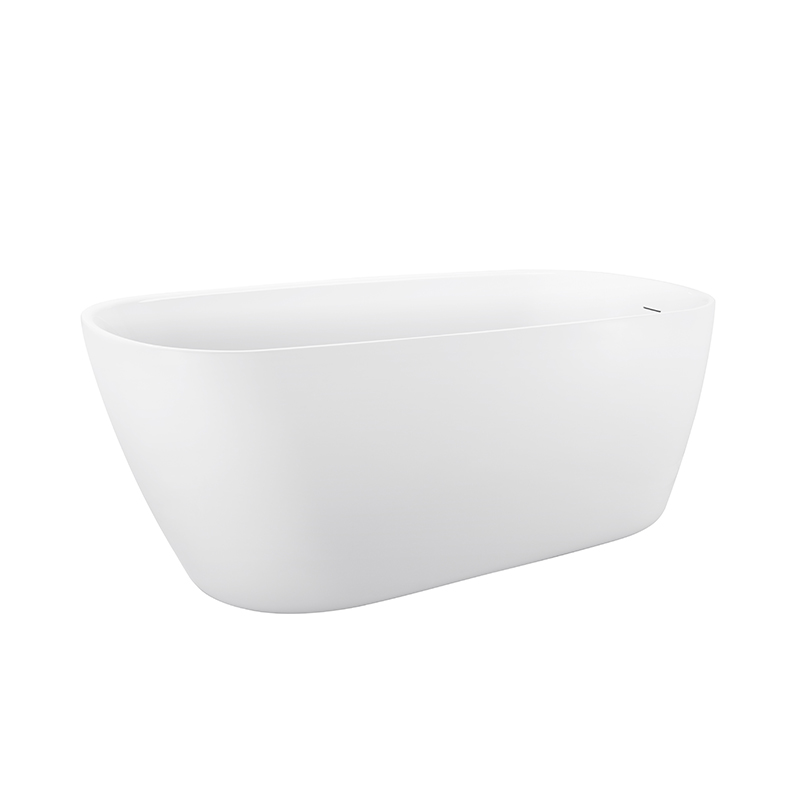 Opitruely 1.6m Economic Acrylic Soaking Freestanding Bathtubs