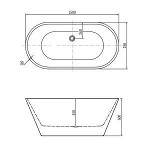 Opitruely High Quality Free Standing Acrylic Bathtub for Adults