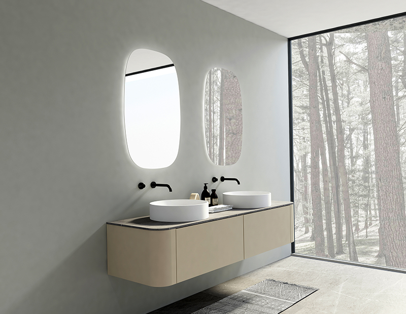 OPITRUELY Alyssa 70in 1.8m Hotel Wall Hanging Big Bathroom Cabinet