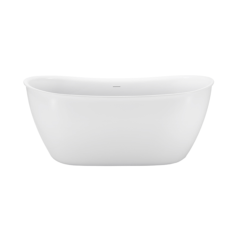 Opitruely Contemporary 1.5m Economic Acrylic Soaking Freestanding Bathtub