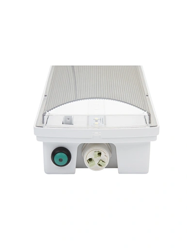 Emergency Maintained/Non-Maintained Square IP65 Bulkhead Light Fire Safety Light Fitting with Exit Legends in Cool White 6000K with IP65 test switch avaiable. Non-maintained emergency lighting is designed to turn on in the event of a power failure...