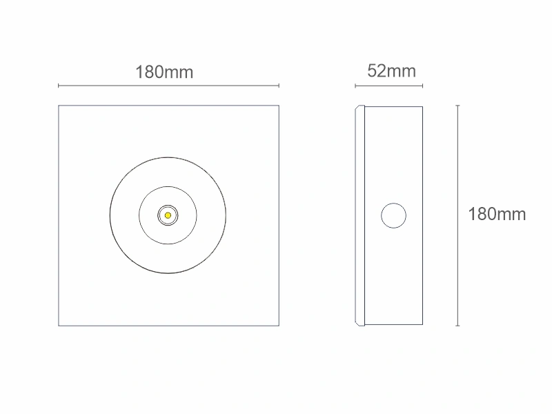 Emergency Lighting Surface Mounted SIZE LED Emergency Spot