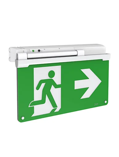 6 in1 multi installation exit sign lamp, wall mounted