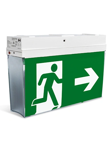 LED illuminated emergency exit signs, double-sided and backup battery - Kimstarry Technology