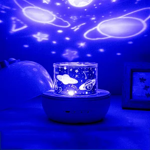 night light projector with music Projector night lights 3 buttom bowknot