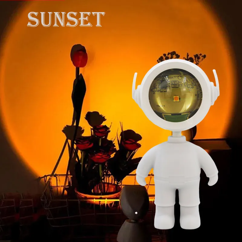 ​​​​​​​sunset light astronaut sunset light projector