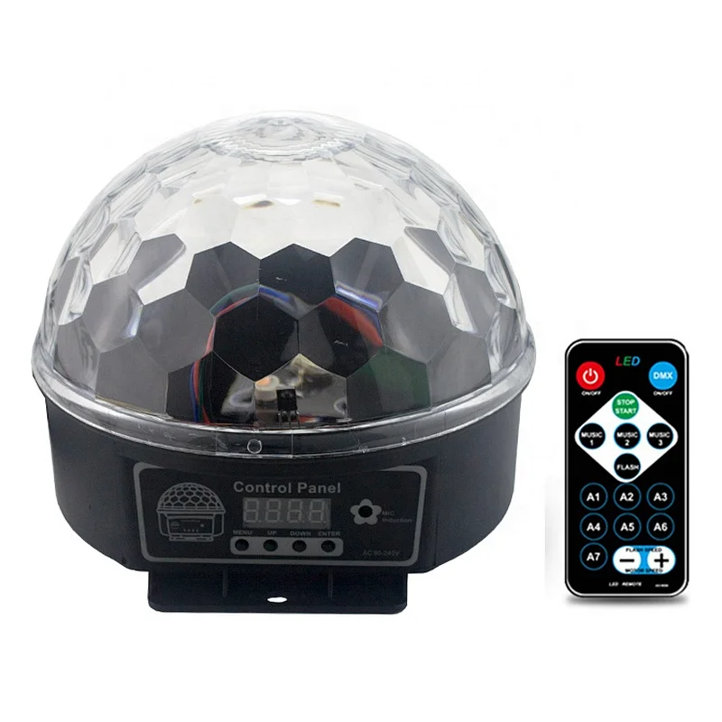 DMX remote led magic ball