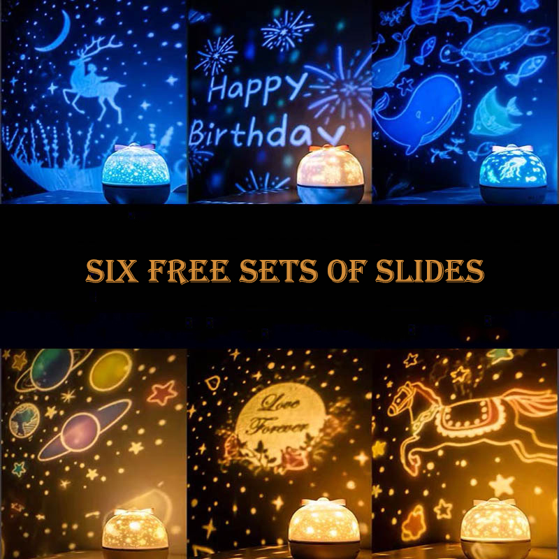 night light projector with music