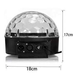 DMX remote led magic ball