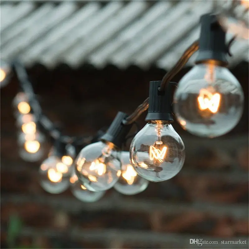 European american outdoor led string lights