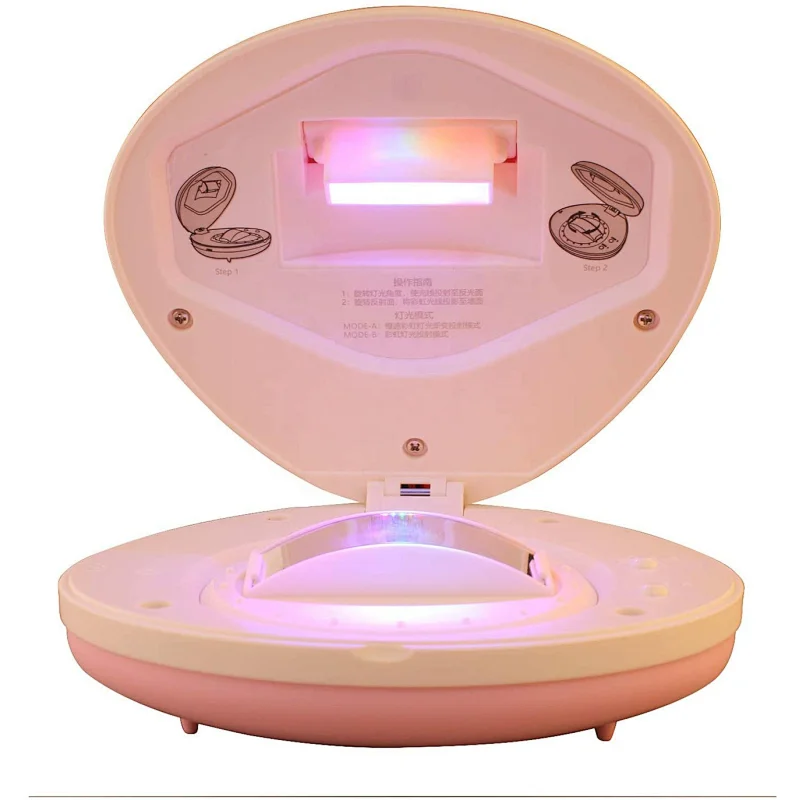Seashell rainbow projector