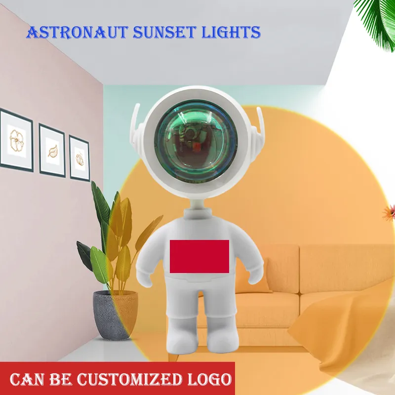 ​​​​​​​sunset light astronaut sunset light projector