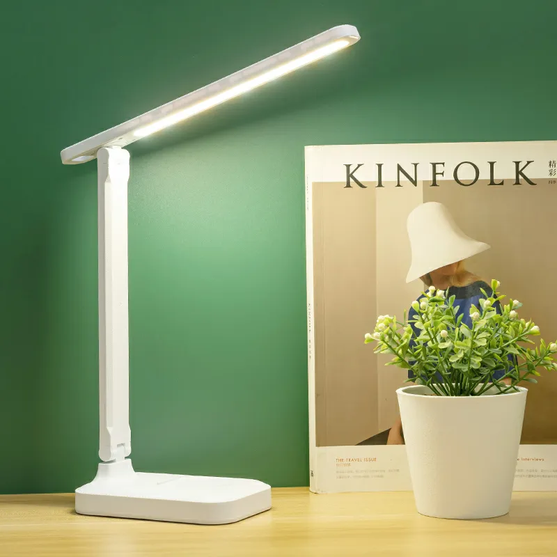 European Rotary Table Lamp White Black Color