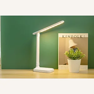 European Rotary Table Lamp White Black Color