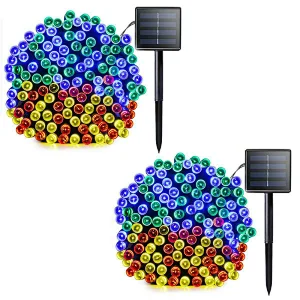 solar string lights outdoor waterproof