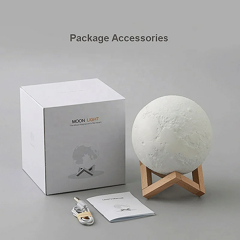3d moon lamp night light moon light lamp picture