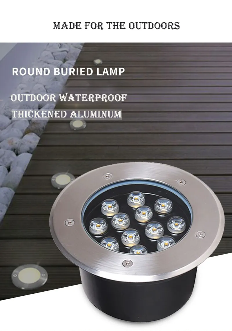 led ground lights waterproof