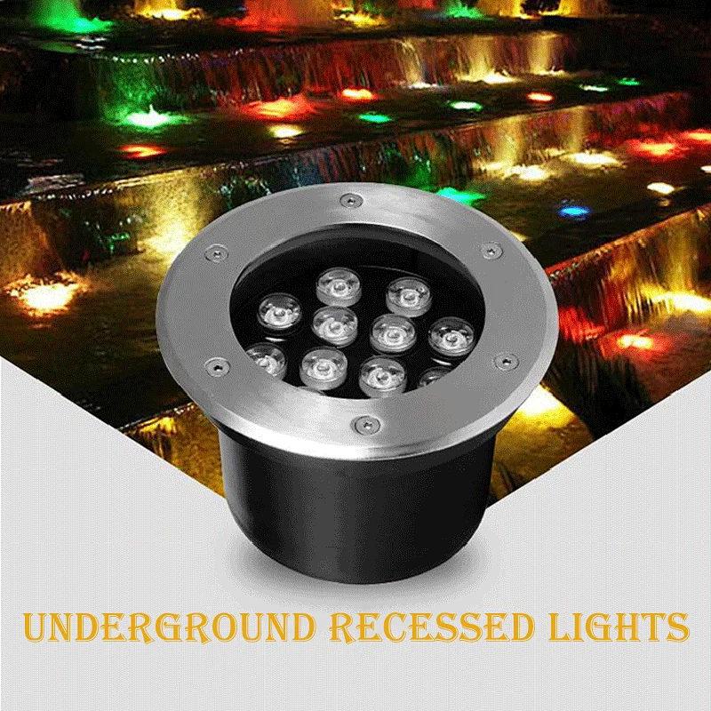 Underground recessed lights