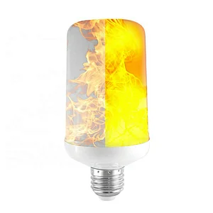 led bulb with flame effect