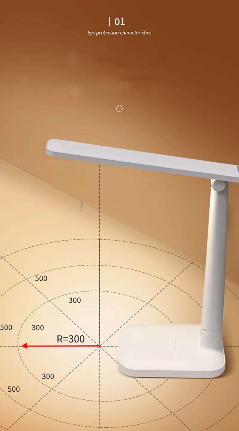 table lamp for study New Rotary Table Lamp with Pen Holder