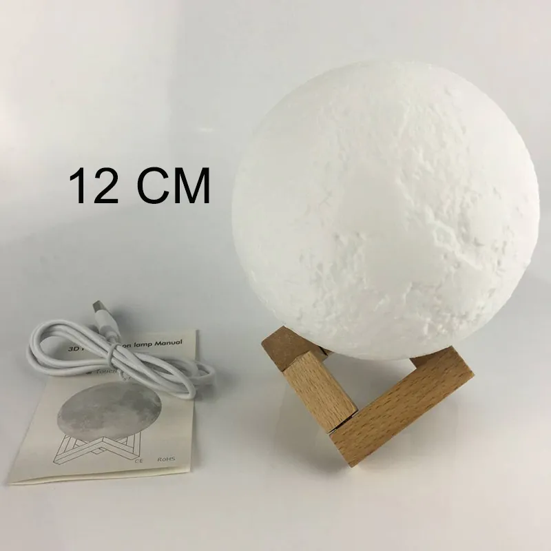 3d moon lamp night light moon light lamp with picture