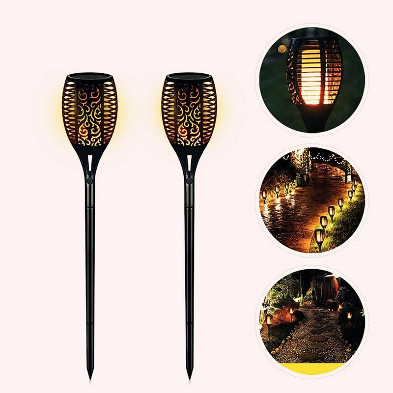 solar led torch lamp solar torch lights 96 led