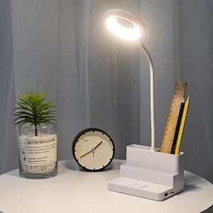 Two color ring table lamps built-in lithium battery