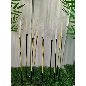 Plastic pole optical fiber reed lamp