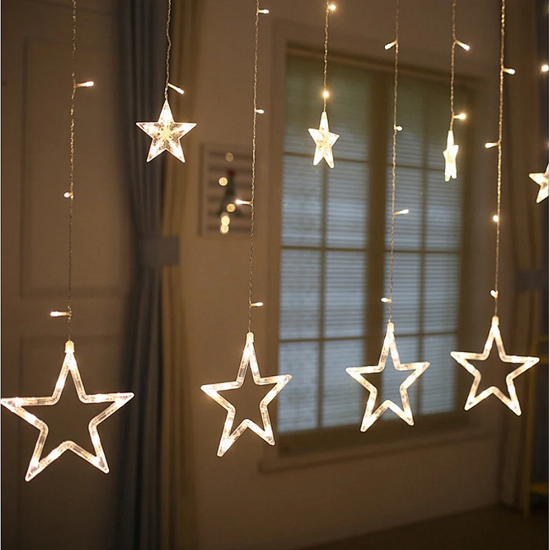 LED Stars Curtain Lights