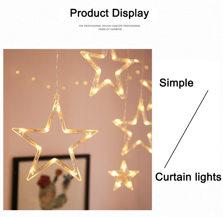 LED Stars Curtain Lights