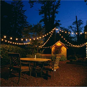 Solar outdoor led string lights