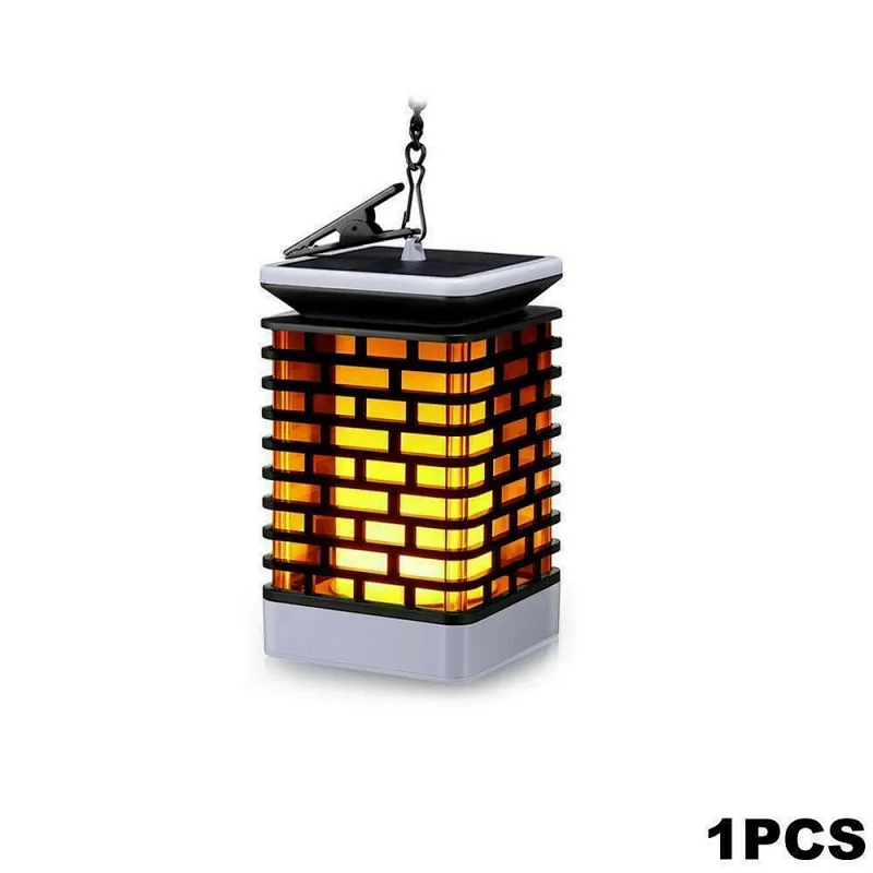 Solar flame lantern torch lights