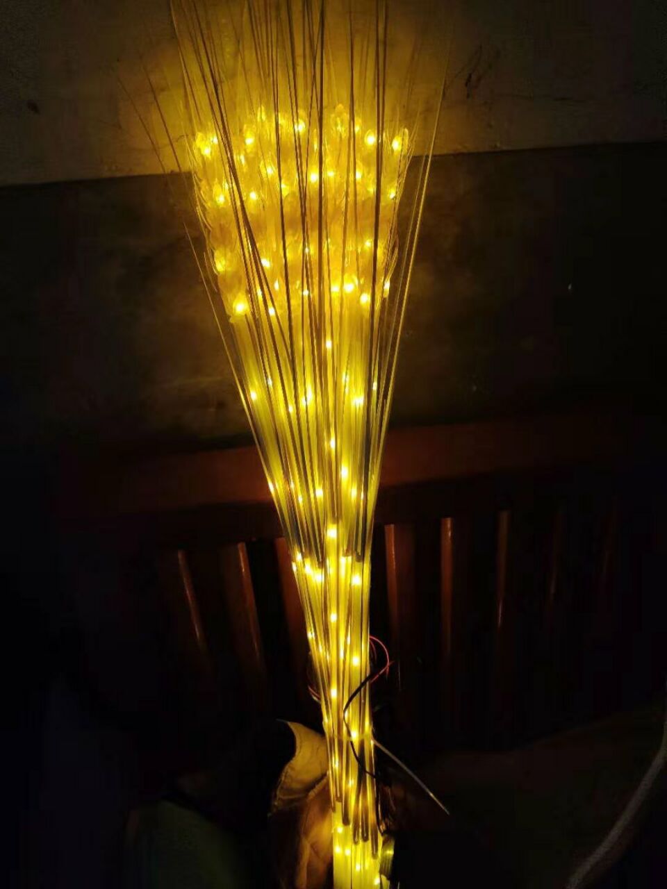 Rice planting wheat ear ground lamp