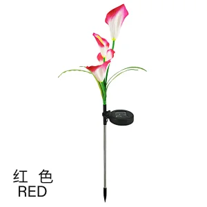 Solar PVC tulip floor lamp