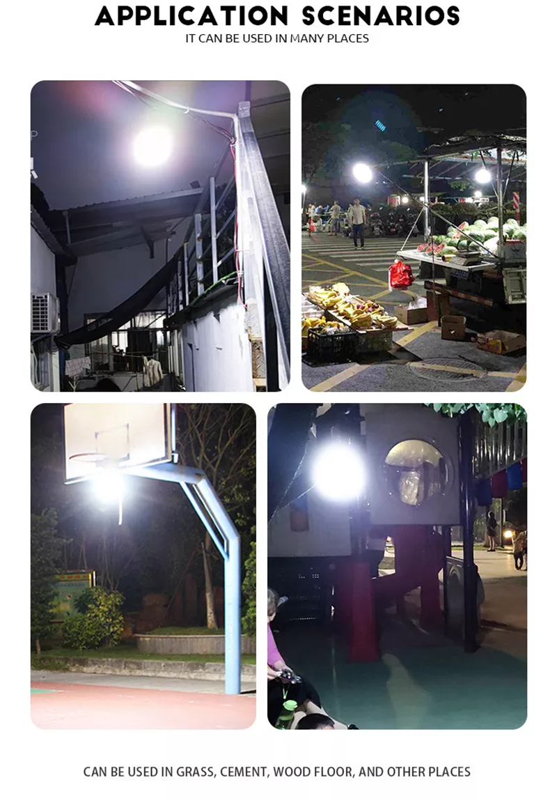 Solar emergency led bulb