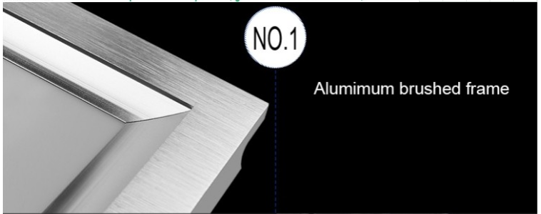 Recessed mounted slim panel light