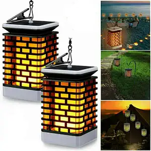 Solar flame lantern torch lights