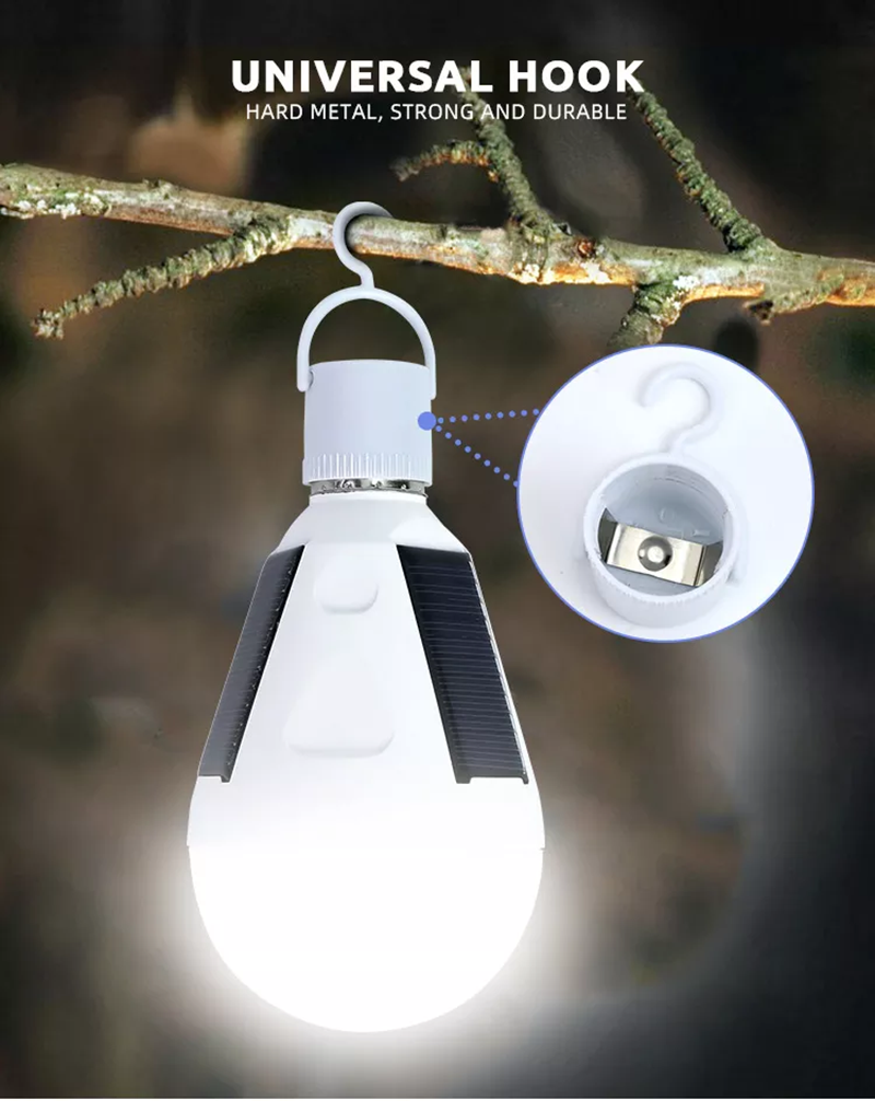 Solar emergency led bulb