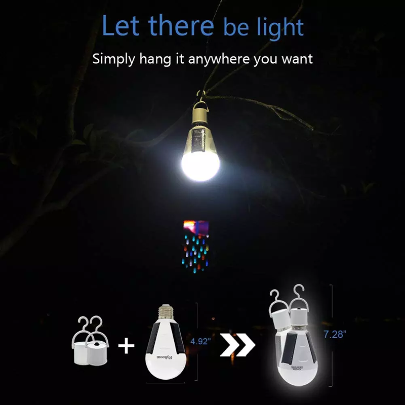 Solar emergency led bulb