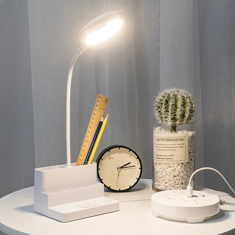 Two color ring table lamps built-in lithium battery