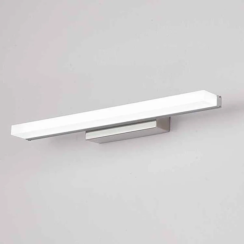 Aluminum fixture stainless steel base frosted PMMA LED mirror lights