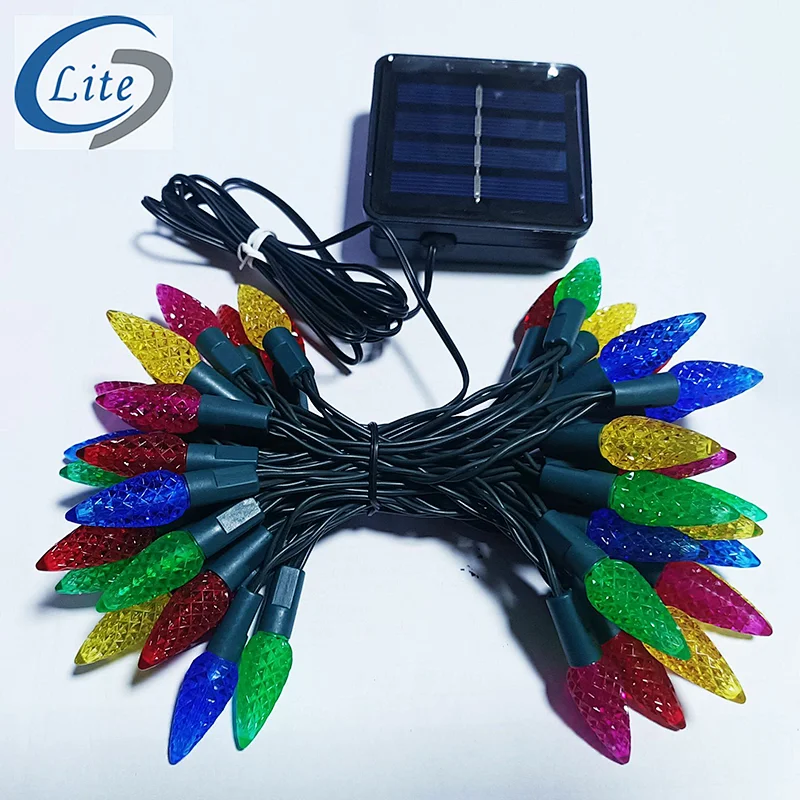 C3 C6 Solar Strawberry decorative light string