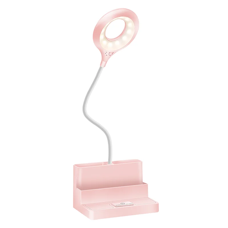 Two color ring table lamps built-in lithium battery