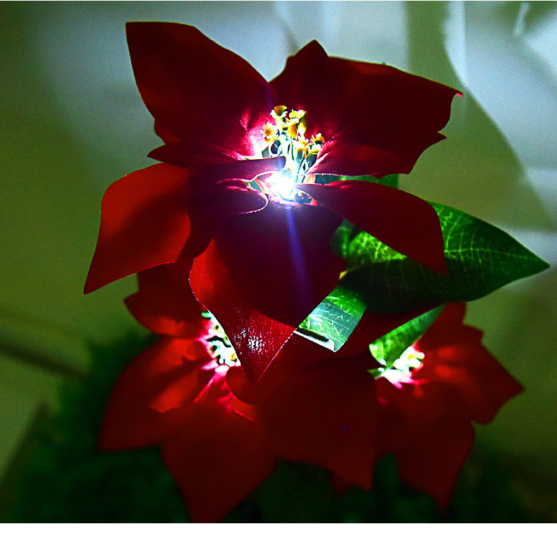 Poinsettia floor lamp