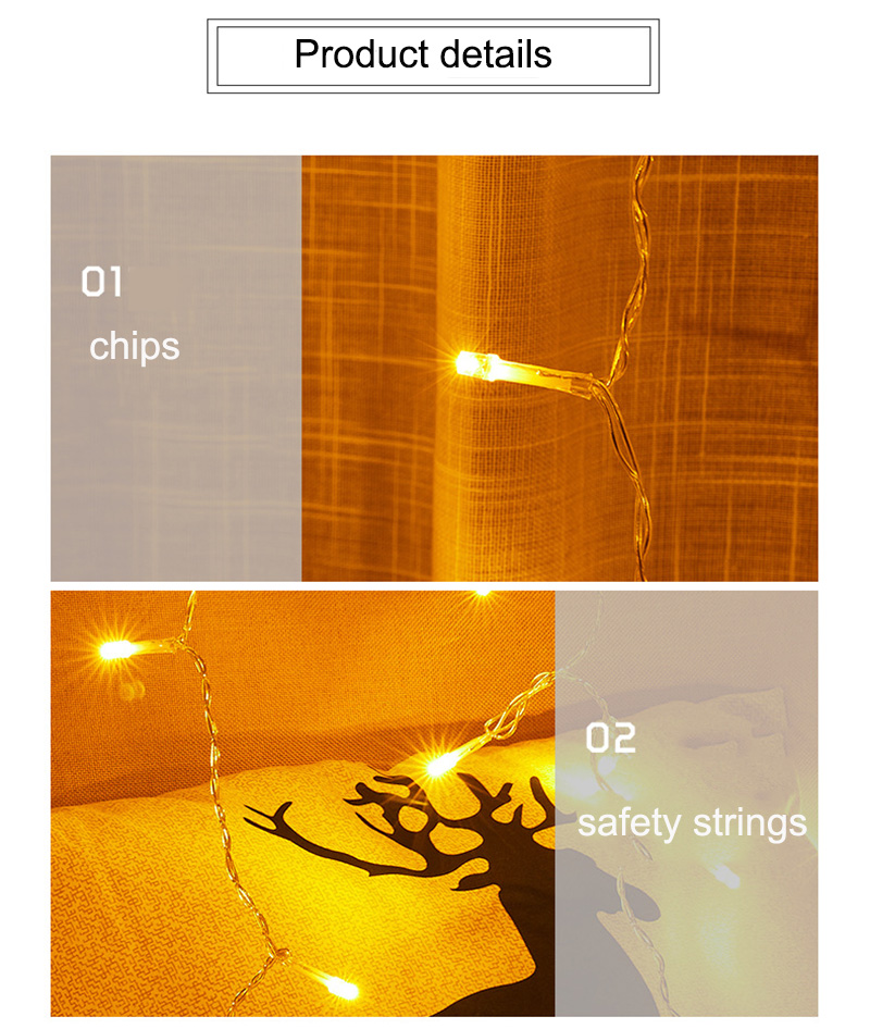 LED F5 Curtain Rain lights